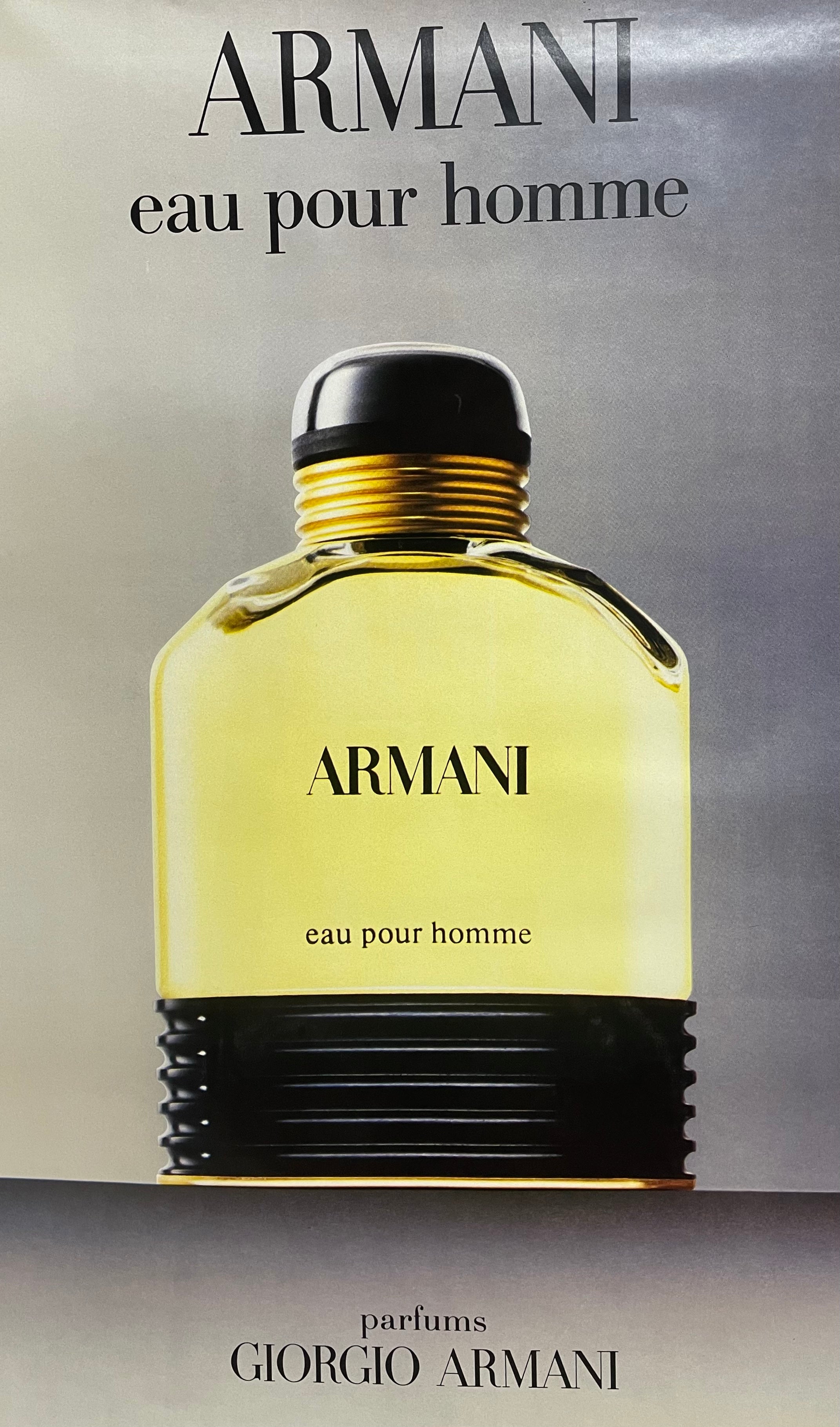 Armani eau pour homme Perfums Vintage Poster Vintage Posters