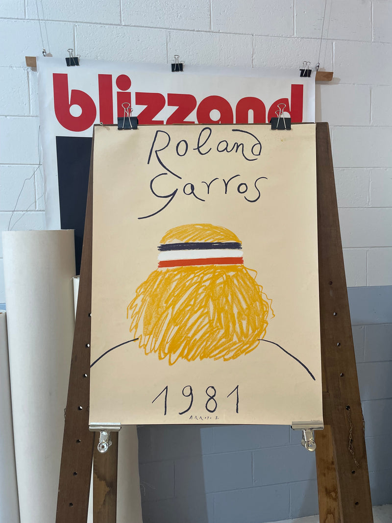 Roland Garros '81 by Eduardo Arroyo