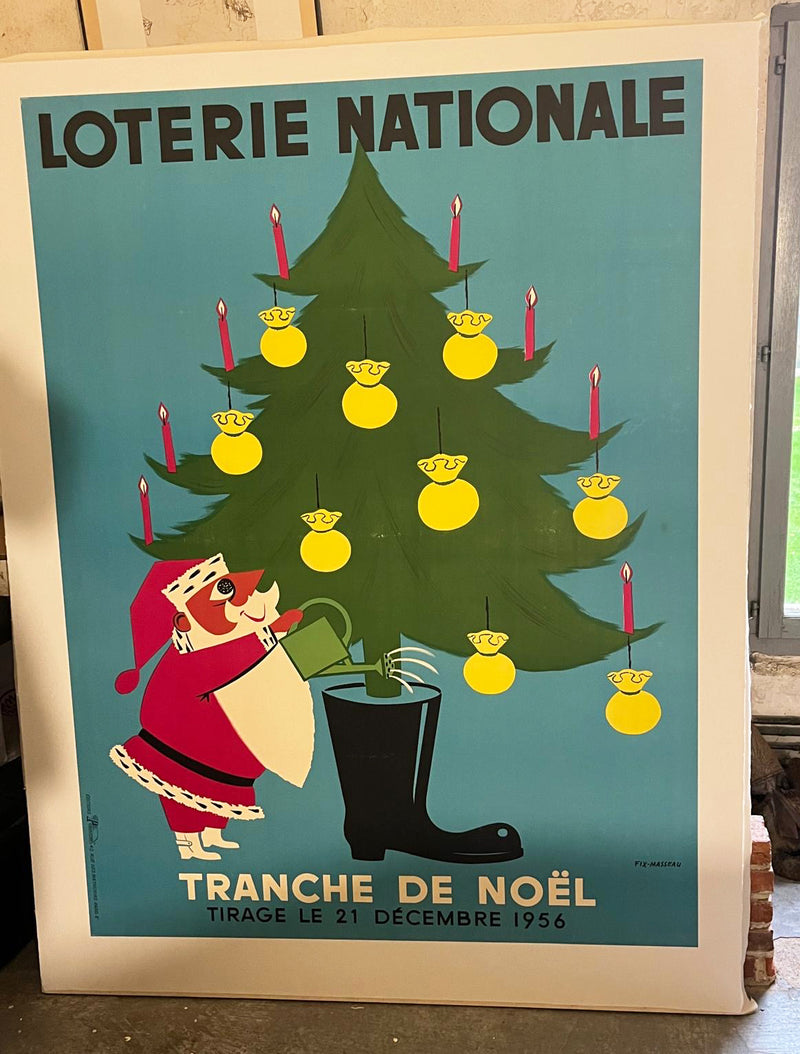 Loterie Nationale: Tranche De Noël by Fix-Masseau