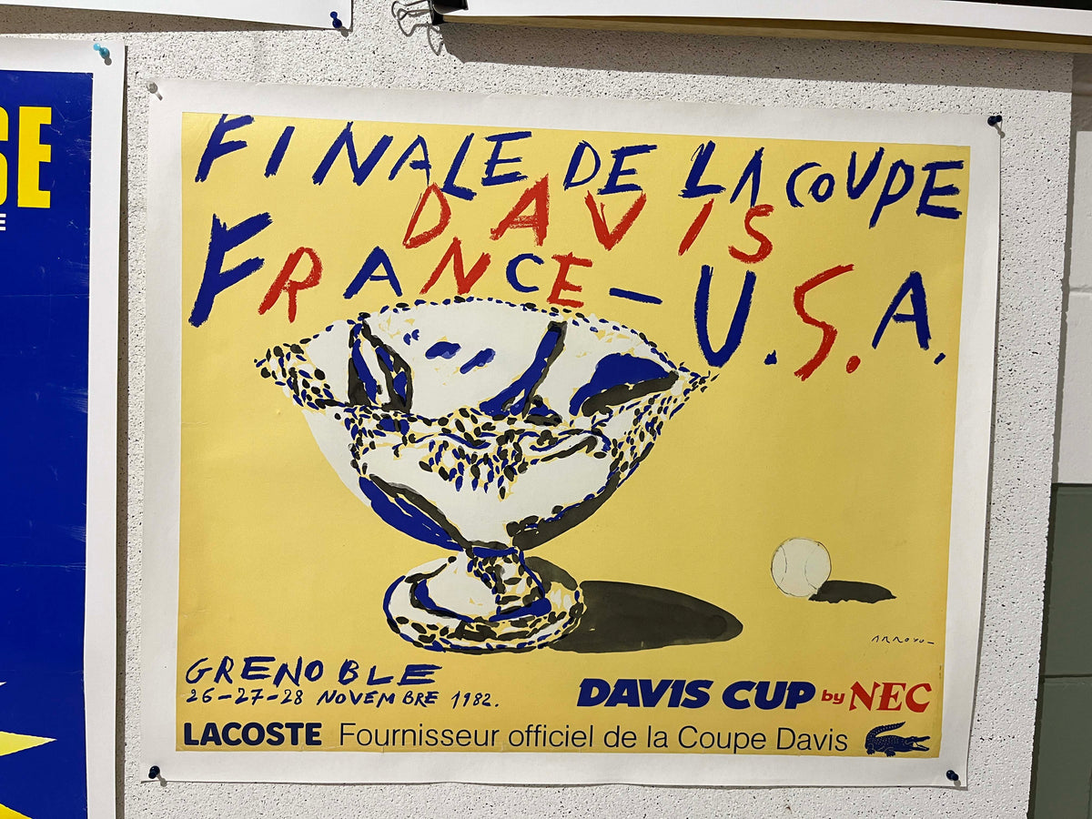 Finale de la Coupe Davis Cup by Eduardo Arroyo