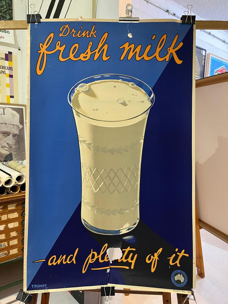 Drink Fresh Milk by Percy Trompf