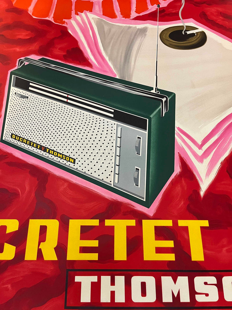 Radio Poster 'Ducretet Thomson' by Villemot