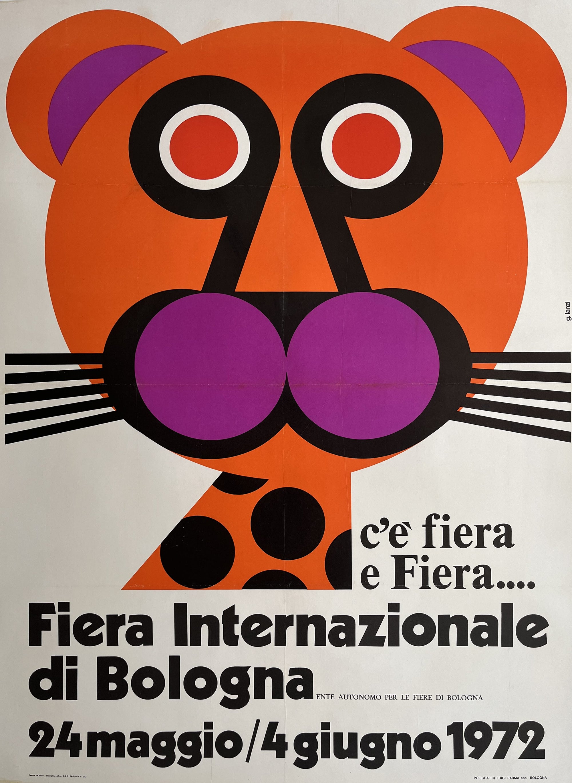 Fiera Internazionale Di Bologna – Manifesto di G.Lanzi