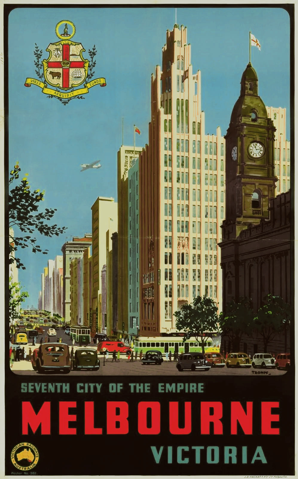 Melbourne – Seventh City of the Empire by Percy Trompf