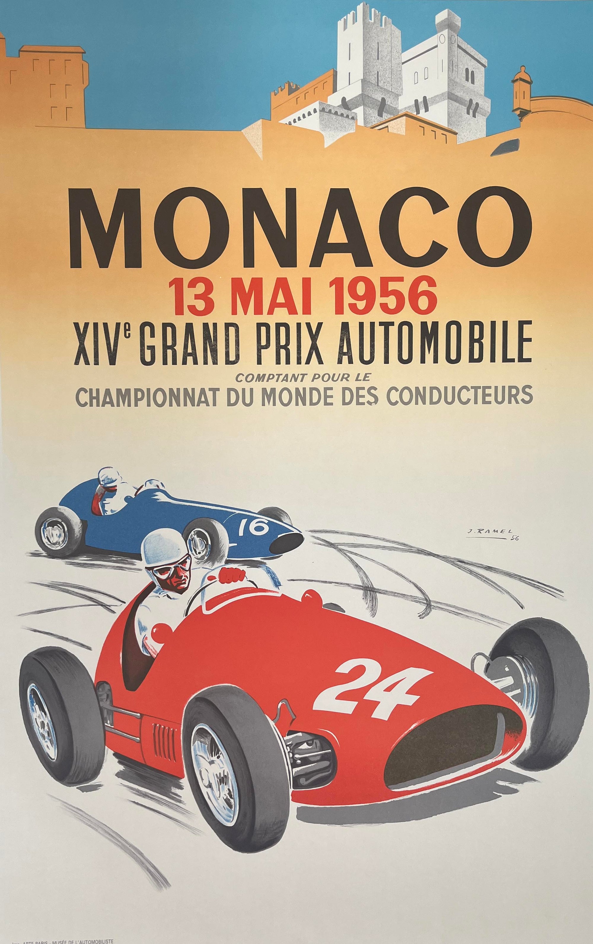 Monoco Grand Prix 1956 by Ramel