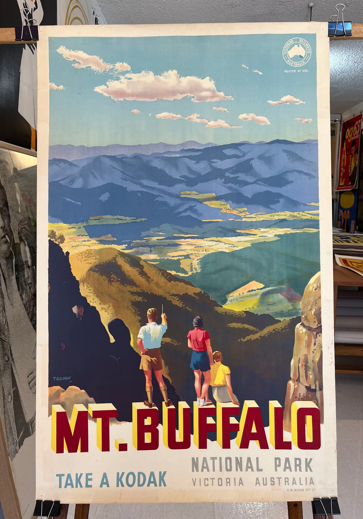 Mt Buffalo by Percy Trompf