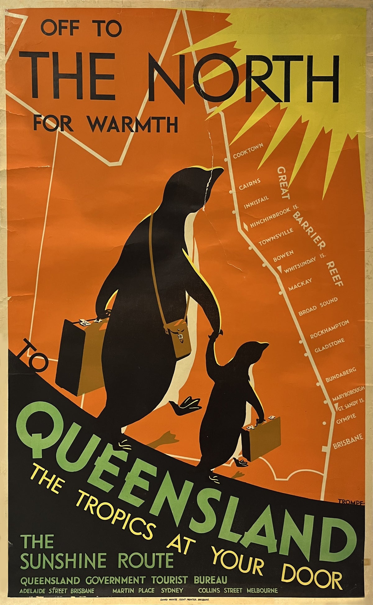 Off To The North For Warmth – Queensland by Percy Trompf