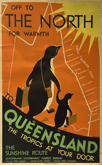 Off To The North For Warmth – Queensland by Percy Trompf