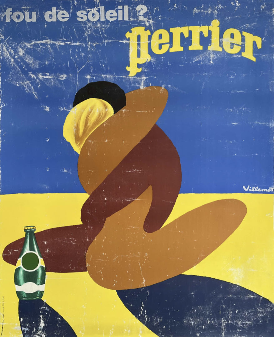 Perrier Fou De Soleil by Villemot