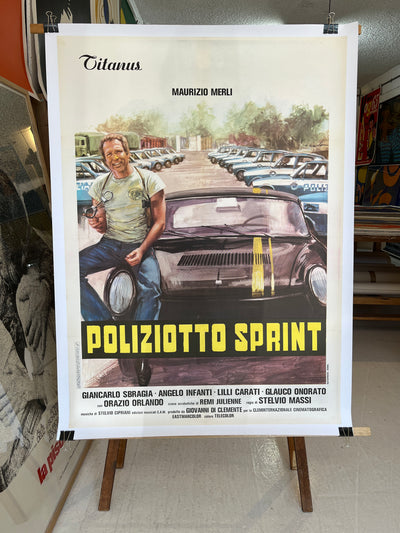 Poliziotto Sprint Film Poster by A. Cimiello