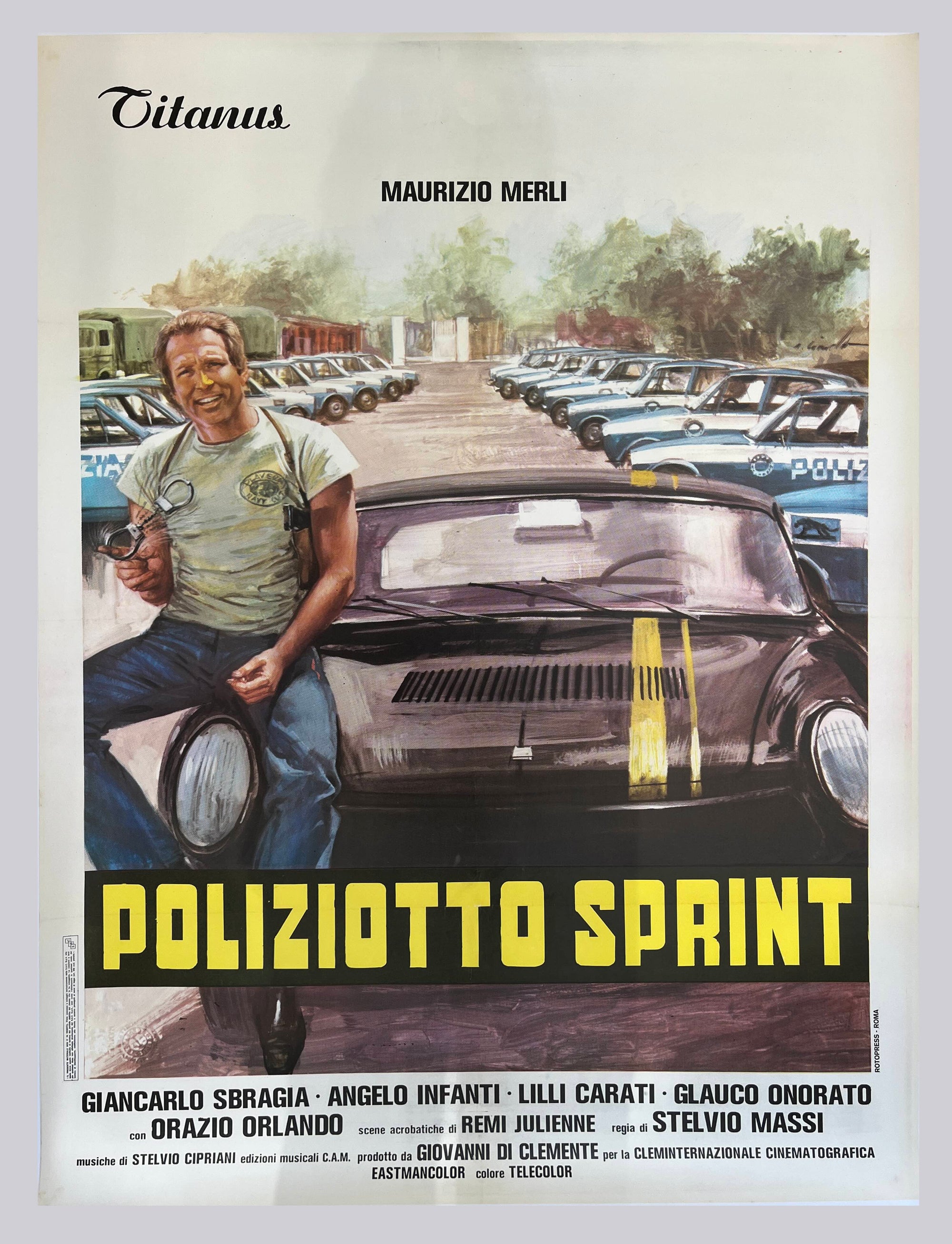 Poliziotto Sprint Film Poster by A. Cimiello