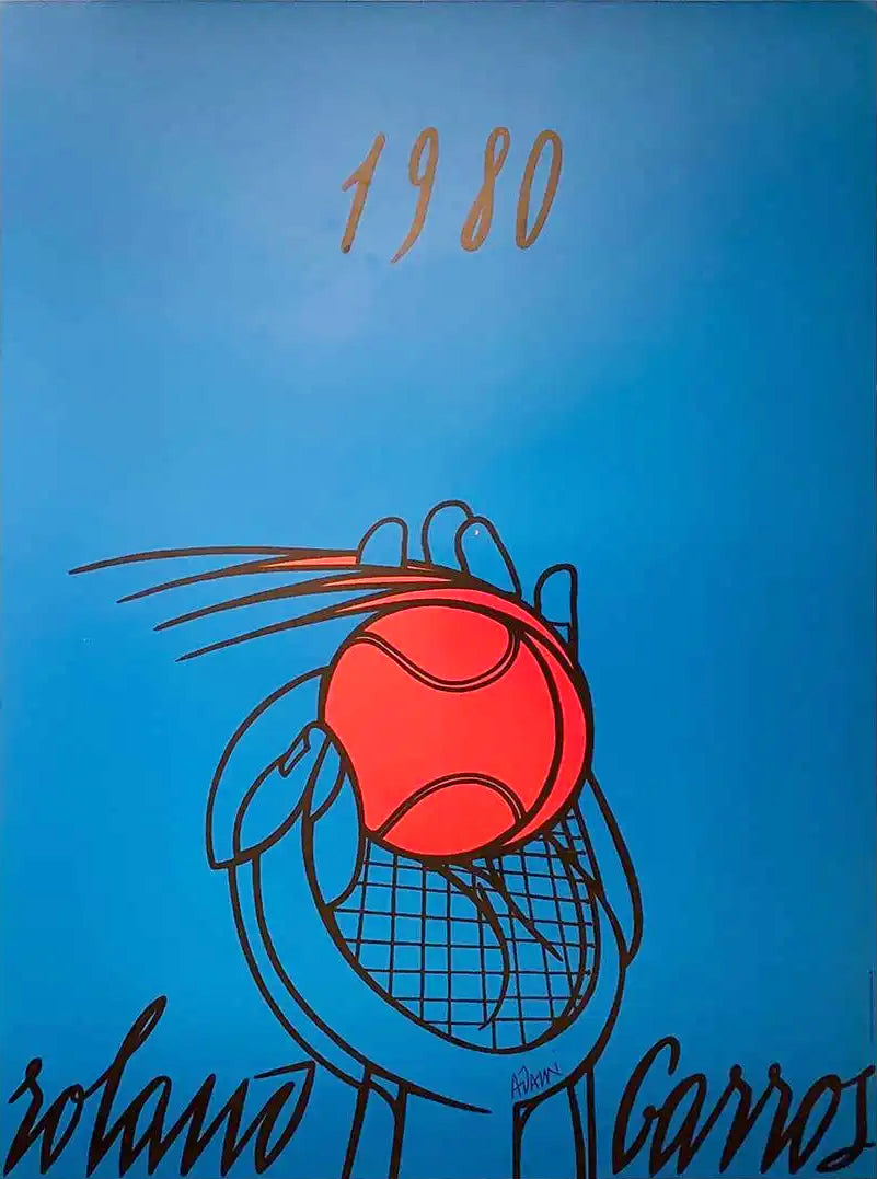 Roland Garros '80 by Valerio Adami