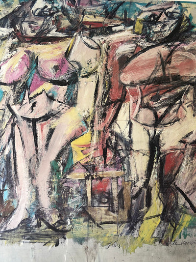 Willem de Kooning Pompidou '84 Exhibition