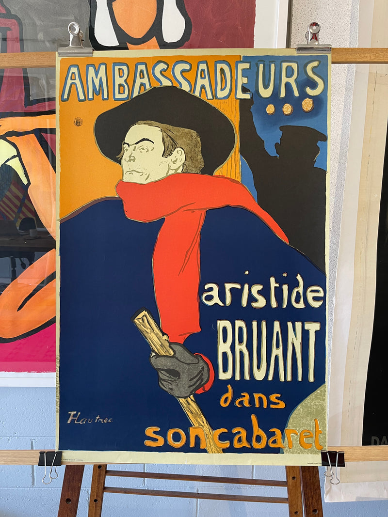 Ambassadeurs: Aristide Bruant by Henri de Toulouse-Lautrec