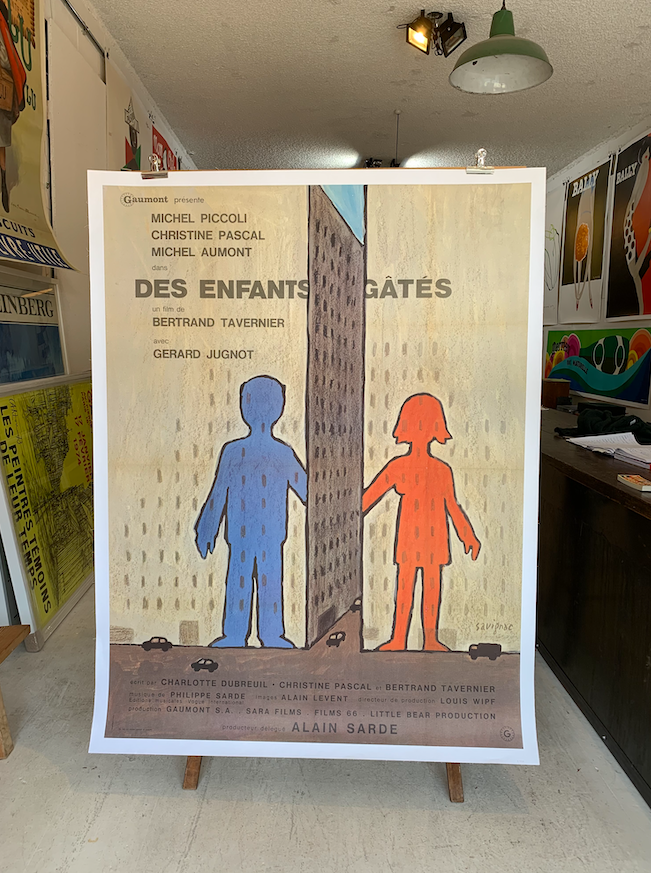 Des Enfants Gates Film Poster by Raymond Savignac