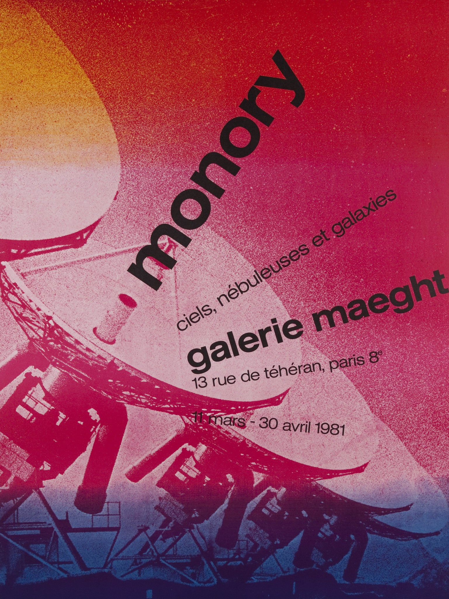 Monory, Galerie Maeght by Jacques Monory