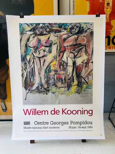 Willem de Kooning Pompidou '84 Exhibition